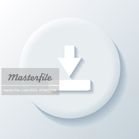 Download 3D Paper Icon on a white background
