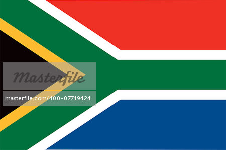 Vector Republic of South Africa flag