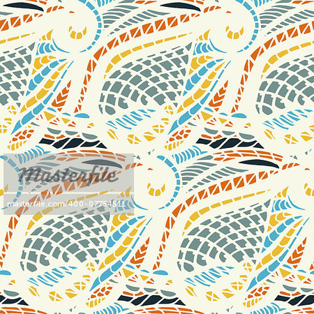 Abstract seamless retro pattern.Vector illustration.