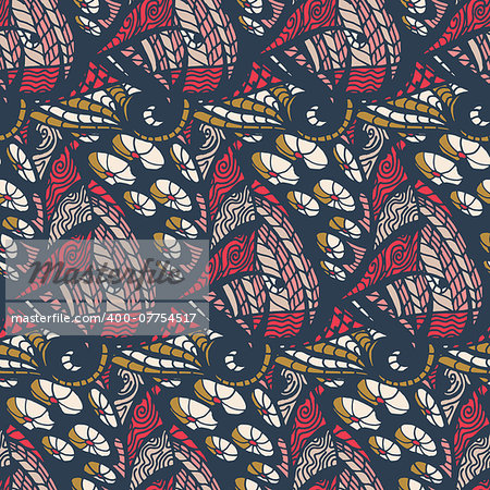 Abstract seamless retro pattern.Vector illustration.