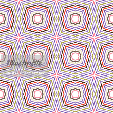 Abstract seamless retro pattern illustration.
