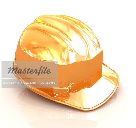 Hard hat on a white background