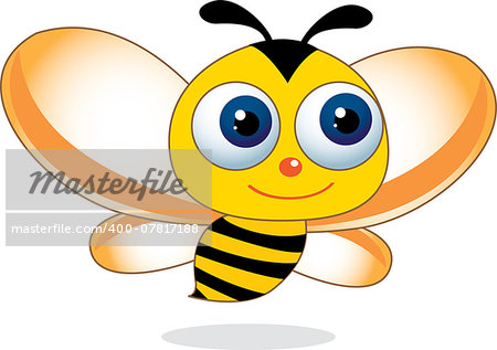 Bee illustration design