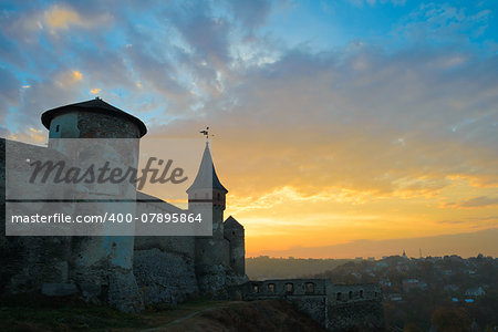 Old Fortress in the Ancient City of Kamyanets-Podilsky, Ukraine