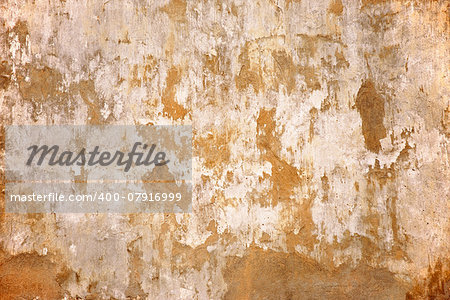 Aged cement wall texture. Grunge wall of old house. Textured background