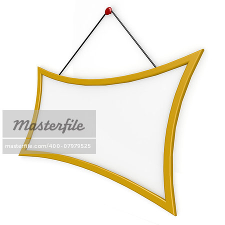 Hang banner image with hi-res rendered artwork that could be used for any graphic design.