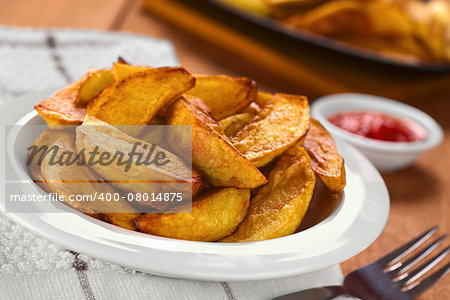 Fried Potato Wedges