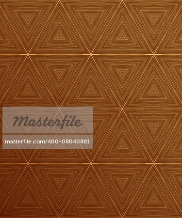 Abstract brown background with triangles vector illustration