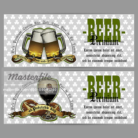 set of beer labels, this illustration may be useful as designer work