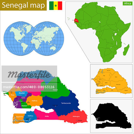 Administrative division of the Republic of Senegal