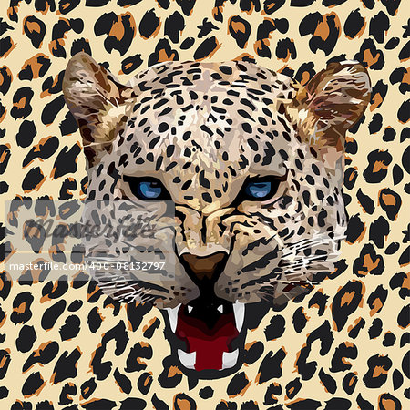 leopard print pattern. Abstract leopard pattern vector