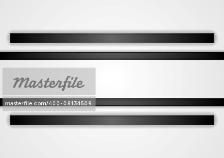 Black and white corporate background. Vector design