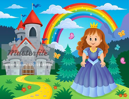 Princess theme image 3 - eps10 vector illustration.