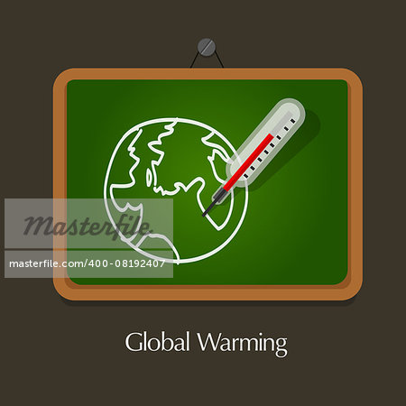 global warming education board class temperature earth