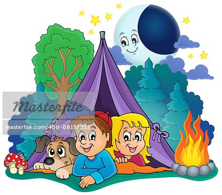 Camping theme image 4 - eps10 vector illustration.