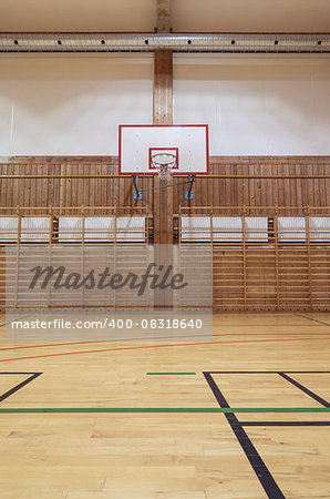 View from center court in old gymhall