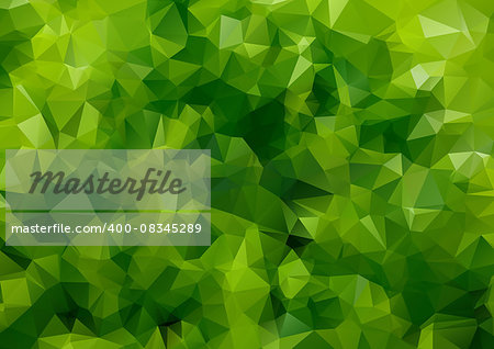 Green abstract Two-dimensional  colorful background for web design