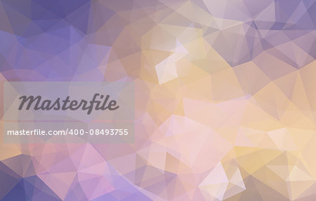 Vector triangle mosaic background with transparencies in bright colors
