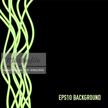 abstract vector glowing neon background