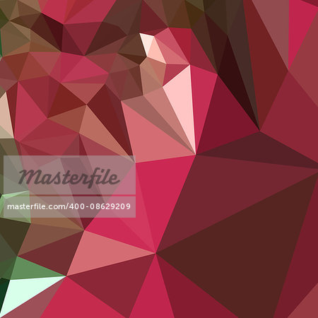 Low polygon style illustration of jazzberry jam purple abstract geometric background.
