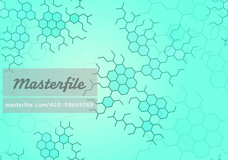 Dna abstract background cells connectivity eps10 vector illustration