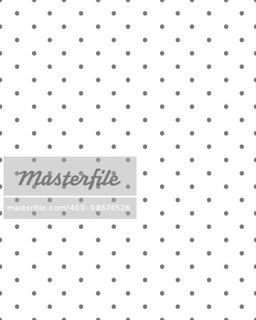 Seamless pattern of black dots on a white background, vector