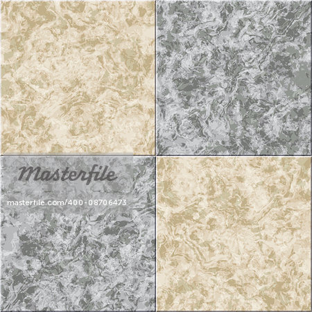 abstract gray beige marble seamless texture vector tiled background