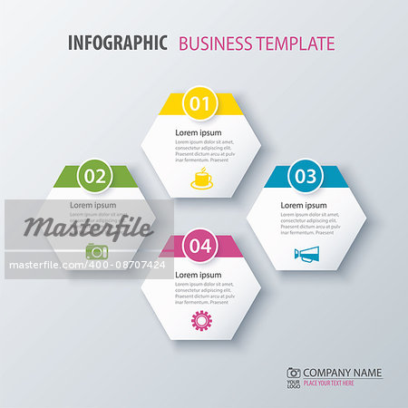 Vector illustration infographics options. Template for brochure, business, web design