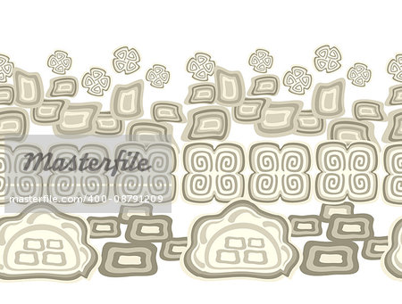 Seamless colorful pattern in Indian style. EPS10 vector illustration