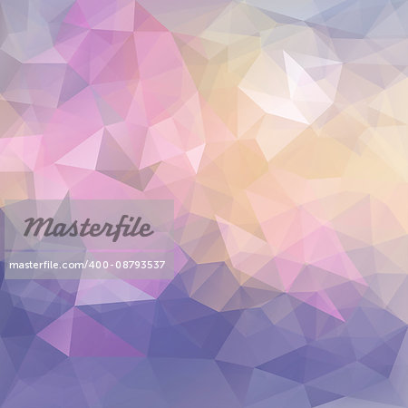 Abstract vector triangle background in pink and purple colors