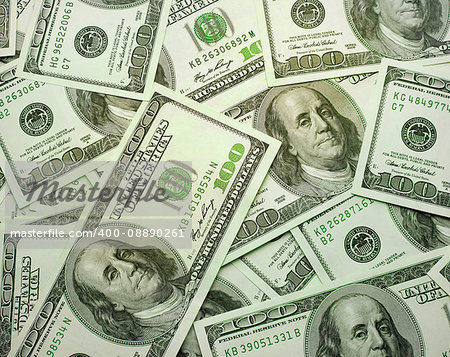 the background texture of dollars, finance background