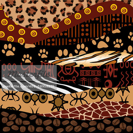 African tribal texture design