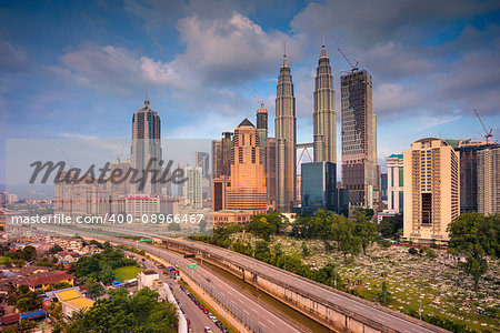 Cityscape image of Kuala Lumpur, Malaysia during day.