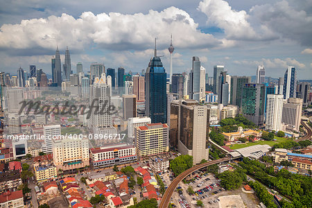 Cityscape image of Kuala Lumpur, Malaysia during day.