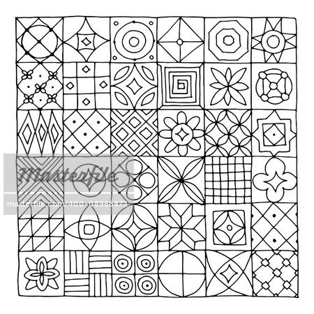 Abstract geometric pattern for your design. Vector illustration