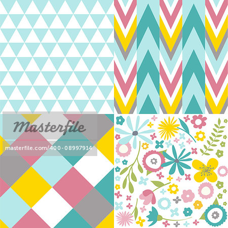 Set of seamless patterns