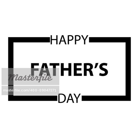 Happy fathers day vector typography. Vintage lettering for greeting cards, banners, t-shirt design.