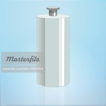 Realistic mockup cosmetic bottle, container. Dispenser for cream, soups, foams and other cosmetics. Vector