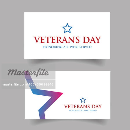 Veterans Day Usa design vector