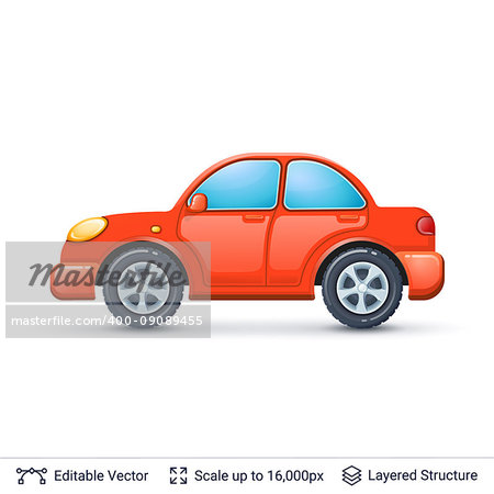 Personal transport vehicle. Vector illustration easy to edit.