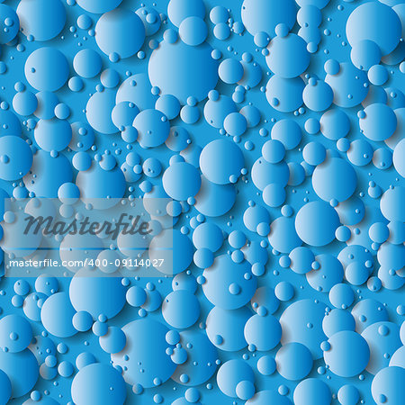 Seamless background of colorful bubbles. 3d effect balls bright colorful seamless background.