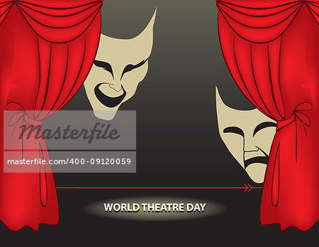 World theatre day - Calendar holiday on March