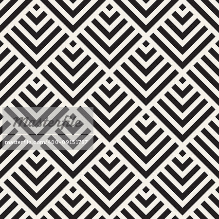 Vector seamless lines mosaic pattern. Modern stylish abstract texture. Repeating geometric tiles with stripe elements