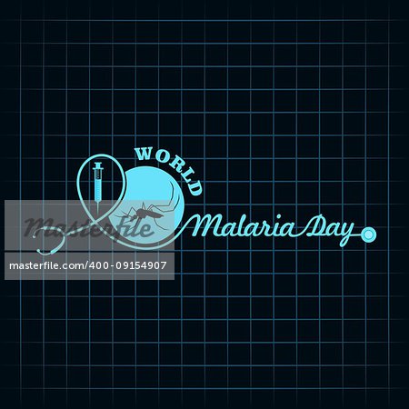 World Malaria Day Vector Illustration. Suitable for greeting card, poster and banner.