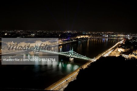 View of Budapest with the river Danube