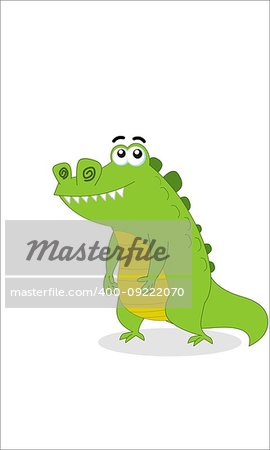 alligator illustration cartoon