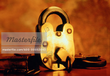 Antique Padlocks and Skeleton Keys