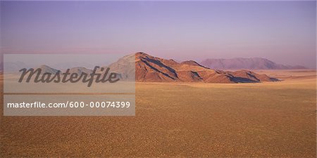 Overview of Landscape and Mountains, Naukluft Park, Namibia