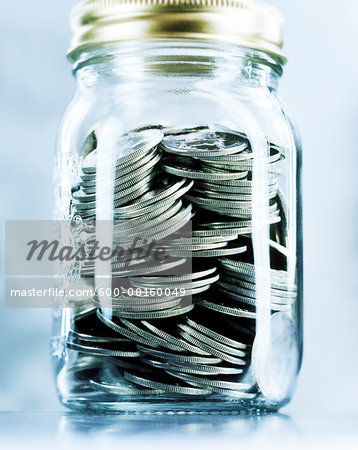 Coins in Jar Coins in Jar