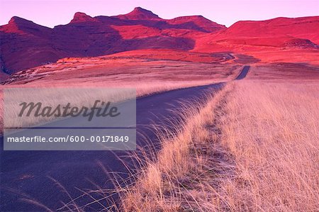 Sunrise on the Red Mountains, Golden Gate Highlands Nat. Park, South Africa